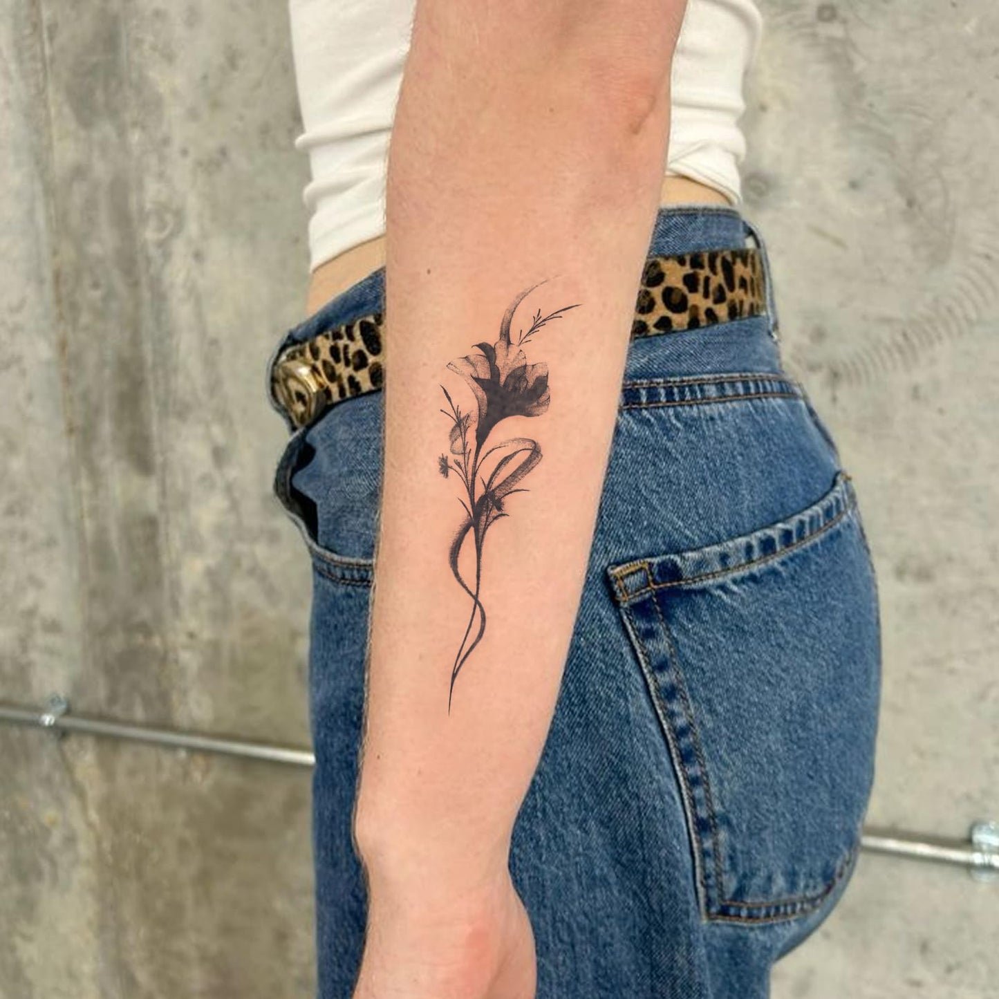 UBICA Semi Permanent Tattoos – Sun & Moon and Flower (2 Sheets) | Lasts 7-15 Days, Water-Resistant, Realistic
