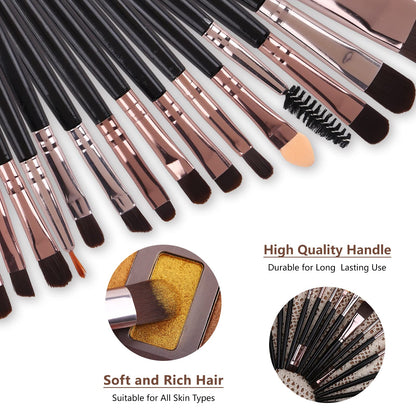 UCANBE 60 Colors Naked Eyeshadow Palette + 15-Piece Brush Set – Nude Neutral Smokey Makeup Kit