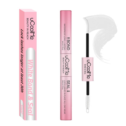 UCOOLME Lash Bond and Seal Waterproof – 10ML 2-in-1 Lash Glue for Clusters