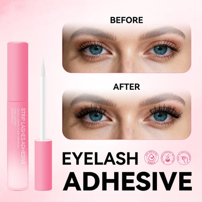 uCoolMe Lash Glue White - Fast-Dry, Latex-Free Adhesive for Strip Lashes
