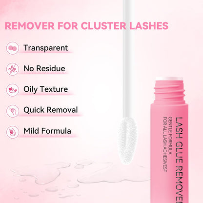 UCOOLME Lash Glue Remover for False Lashes – Gentle Formula, Leak-Proof Cap, 5ml