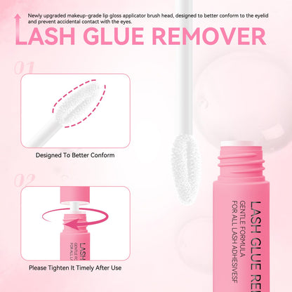 UCOOLME Lash Glue Remover for False Lashes – Gentle Formula, Leak-Proof Cap, 5ml