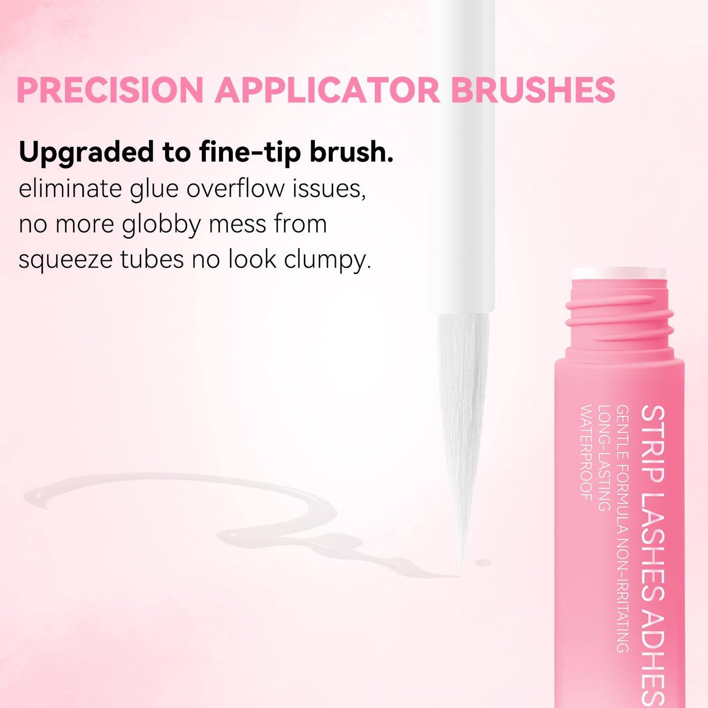 uCoolMe Lash Glue White - Fast-Dry, Latex-Free Adhesive for Strip Lashes