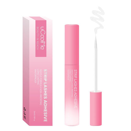 uCoolMe Lash Glue White - Fast-Dry, Latex-Free Adhesive for Strip Lashes