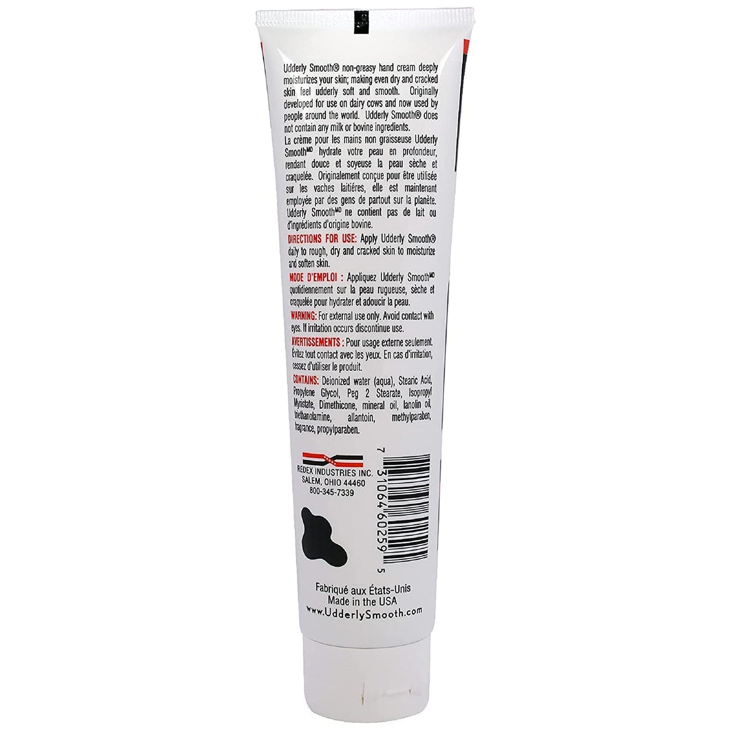 Udderly Smooth Lightly Scented Hand Cream 4 oz – Pack of 3 | Non-Greasy Moisturizer