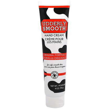 Udderly Smooth Lightly Scented Hand Cream 4 oz – Pack of 3 | Non-Greasy Moisturizer