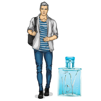 UDV Blue by Ulric de Varens for Men – Eau de Toilette Spray, 3.4 oz