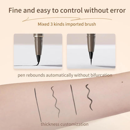 Ueuiu Judy Doll Liquid Eyeliner – Ultra-Fine Tip, Waterproof & Longwear (#04 Gray Brown Upgrade)
