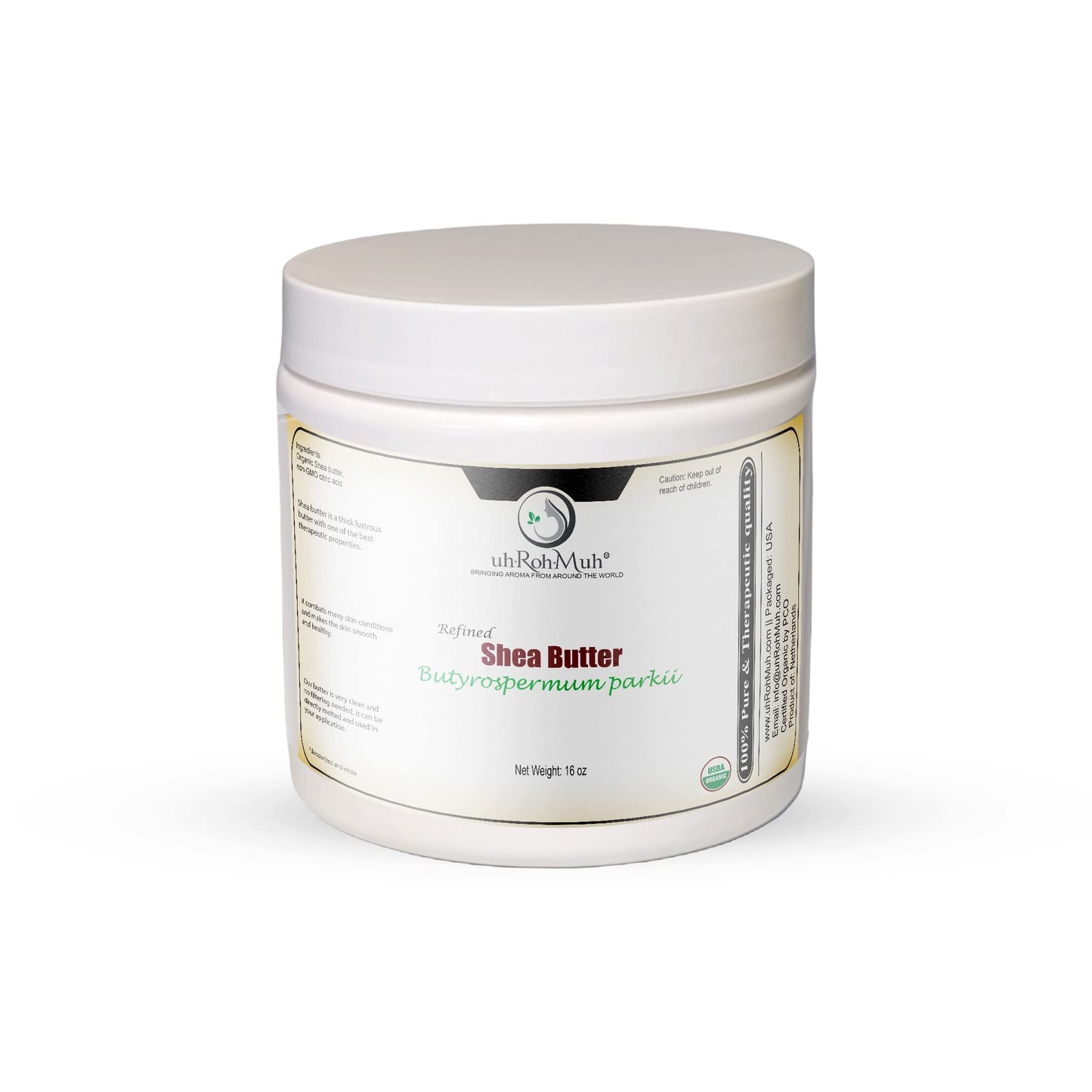 Organic Refined Shea Butter – Unscented & Smooth Texture – Premium Cosmetic Grade Shea Butter for Skincare, Hair Care, Soap Making, Lotions, Balms & DIY Formulations | France