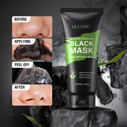 ulluxe Blackhead Remover Mask Kit – Charcoal Peel Off Mask for Pores