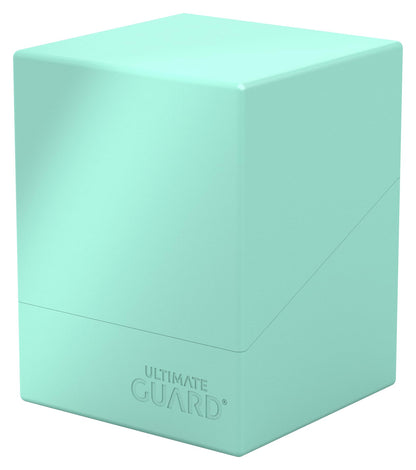 Ultimate Guard Boulder Solid 100+ Deck Case – Mint Green, Secure Card Storage (No Transparency)