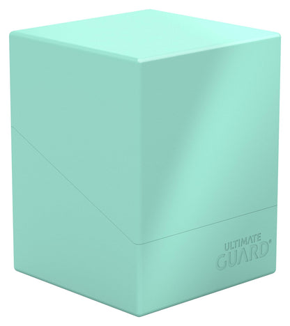 Ultimate Guard Boulder Solid 100+ Deck Case – Mint Green, Secure Card Storage (No Transparency)
