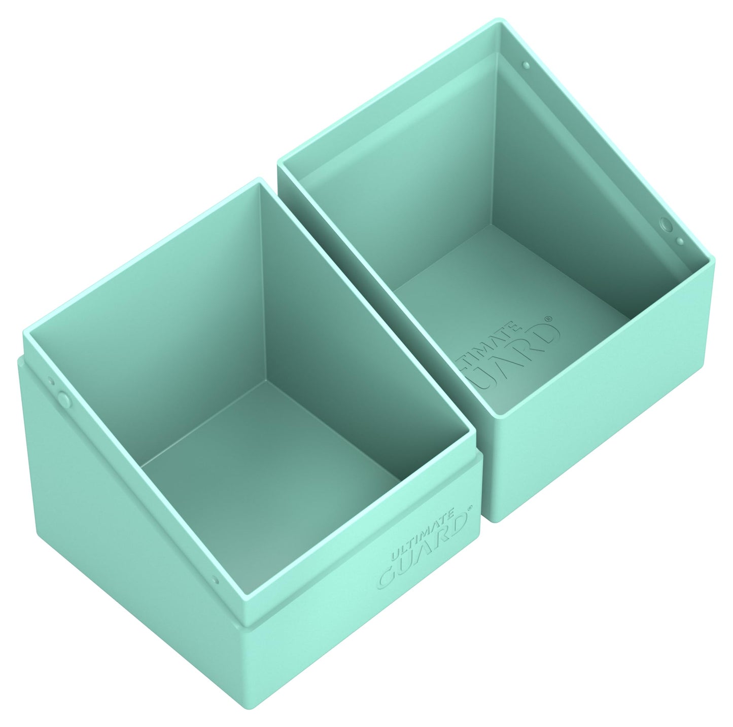 Ultimate Guard Boulder Solid 100+ Deck Case – Mint Green, Secure Card Storage (No Transparency)