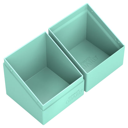 Ultimate Guard Boulder Solid 100+ Deck Case – Mint Green, Secure Card Storage (No Transparency)
