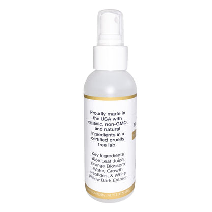 UltimateVitality Soothing Scalp Hair Growth Spray – Lightweight Keratin-Peptide Formula for Thicker-Looking Hair – 4 oz