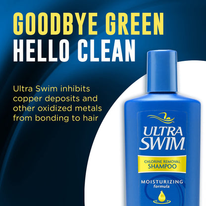 UltraSwim Chlorine Removal Shampoo – Moisturizing Formula (7 oz) Pack of 3