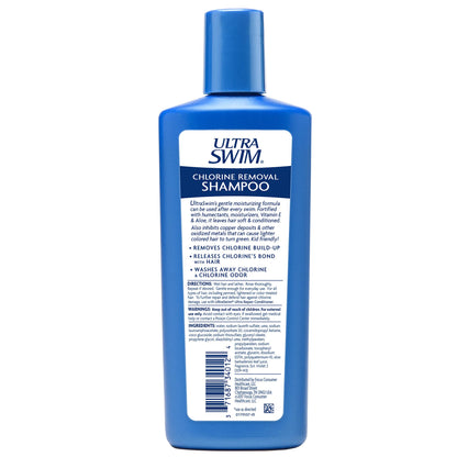 UltraSwim Chlorine Removal Shampoo – Moisturizing Formula (7 oz) Pack of 3