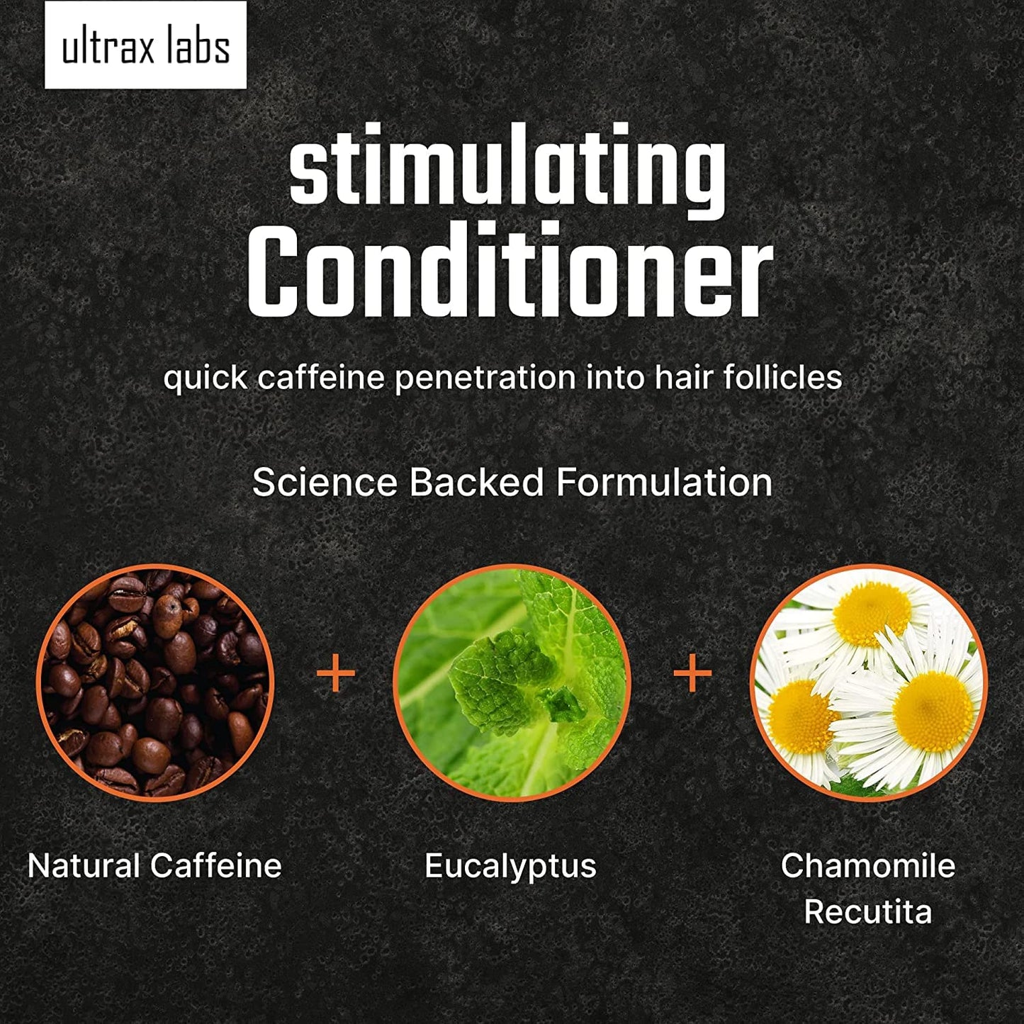 Ultrax Labs Hair Surge Shampoo + Hair Solaye Conditioner Bundle – Thickens Hair, Reduces Breakage, Supports Growth (8 fl oz Each) | For Men & Women