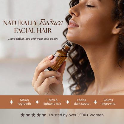 Umber By J. Lenay Hair Reducing Fade Oil - Sentive Strength for Sensitive Skin | Hair Growth Inhibitor Serum 15ml