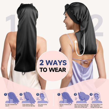Umisleep Silk Bonnet for Sleeping Women | 22 Momme Mulberry Silk