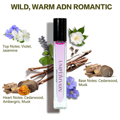 Umpeimvon 3-Piece Roll-On Perfume Oils for Women – Long-Lasting Fragrances, Travel Size 0.33 fl oz