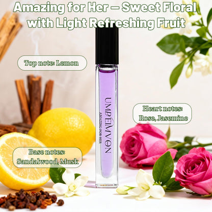 Umpeimvon Marshmallow Blush Perfume Oils for Women | Roll-On, Travel Size 0.33 fl oz