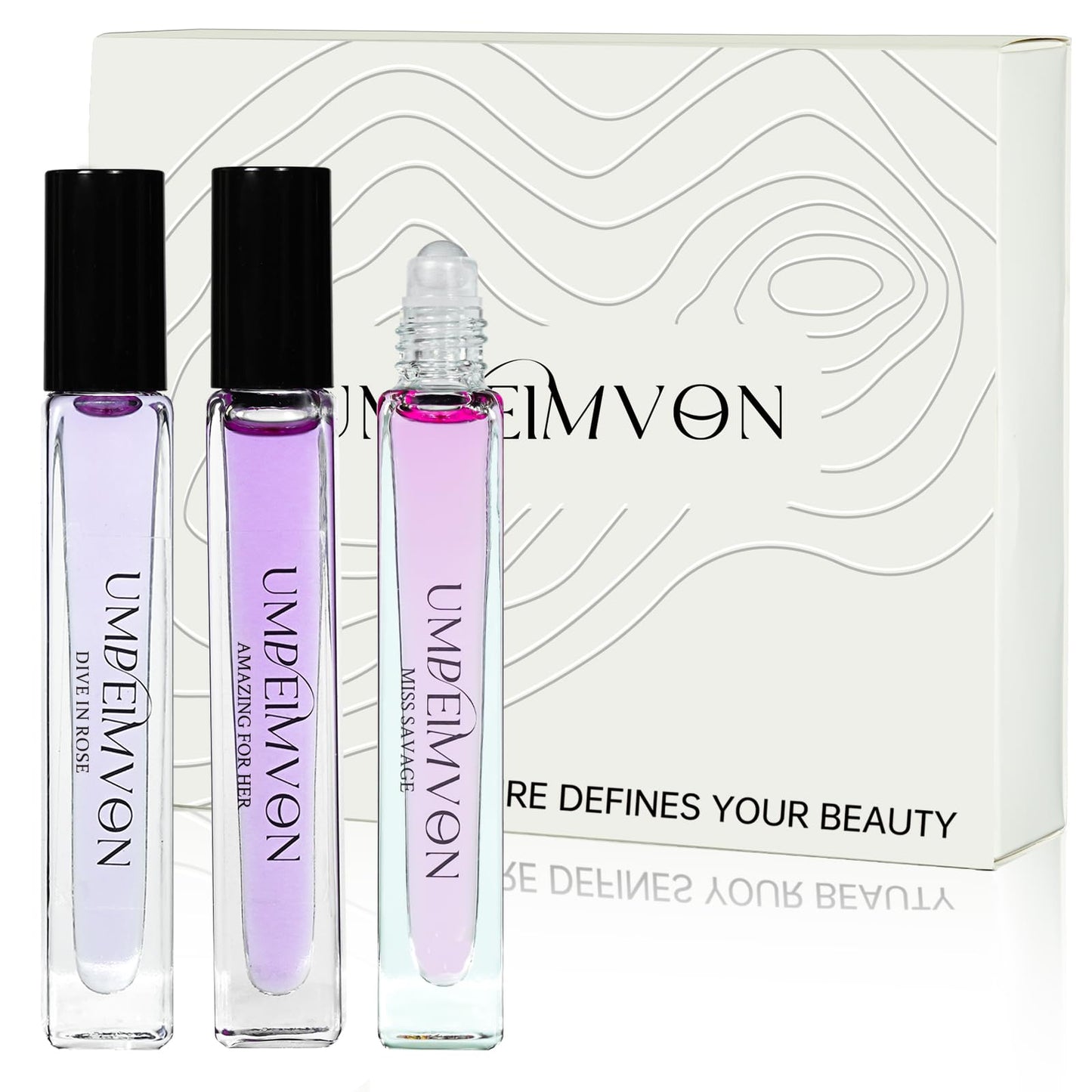 Umpeimvon Marshmallow Blush Perfume Oils for Women | Roll-On, Travel Size 0.33 fl oz