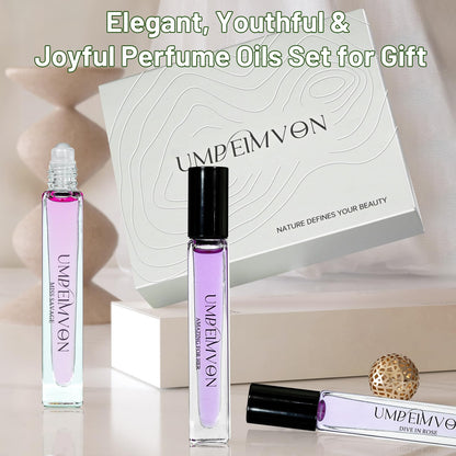 Umpeimvon Marshmallow Blush Perfume Oils for Women | Roll-On, Travel Size 0.33 fl oz