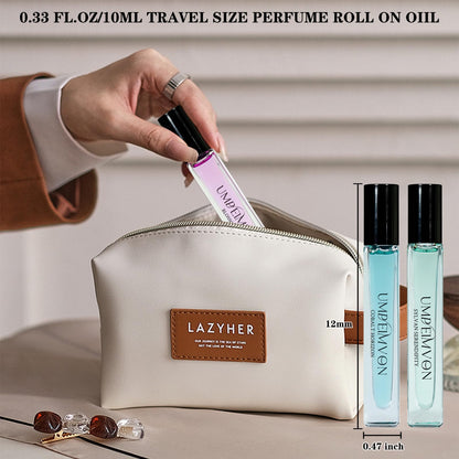 Umpeimvon Perfume Oil Roll-On Gift Set – Unisex Scent Trio, Travel-Size 0.33 fl oz Each