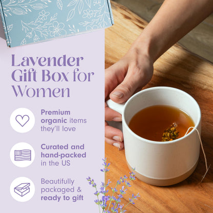 Unboxme Gifts Mini Lavender Spa Gift Set | Relaxation Gift Basket