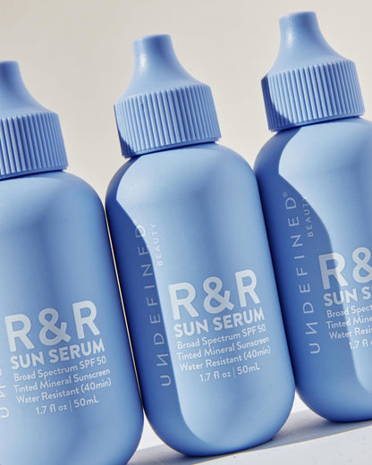 Undefined Beauty R&R Sun Serum — Tinted Mineral SPF 50, UVA/UVB Protection