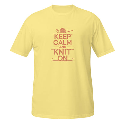 Knitting Lover T-Shirt – Soft Ring-Spun Cotton Graphic Tee for Hobby Enthusiasts