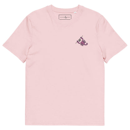 Scorpion Knittin' Up In The Wild Organic Cotton Embroidered T-Shirt