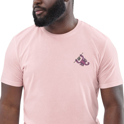 Scorpion Knittin' Up In The Wild Organic Cotton Embroidered T-Shirt