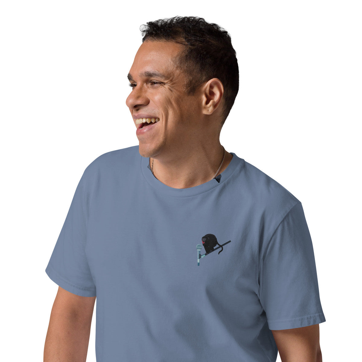 The Artist Monkey Organic Cotton Embroidered T-Shirt