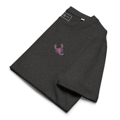 Scorpion Knittin' Up In The Wild Organic Cotton Embroidered T-Shirt