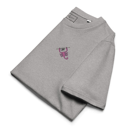 Scorpion Knittin' Up In The Wild Organic Cotton Embroidered T-Shirt