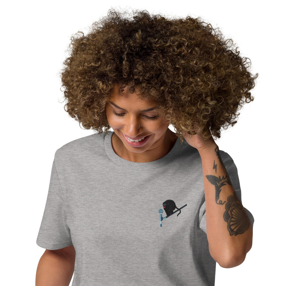 The Artist Monkey Organic Cotton Embroidered T-Shirt