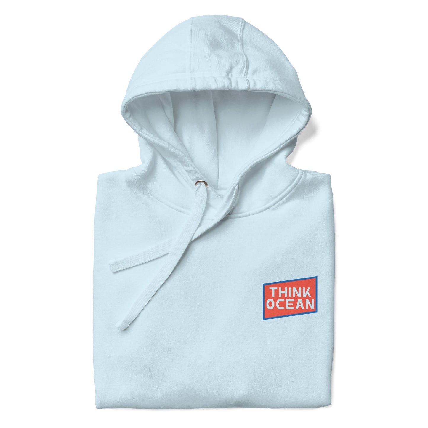 Think Ocean Fish Pixel Art Cotton Blend Hoodie