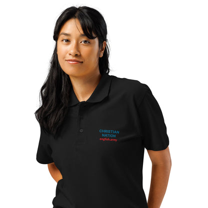 Christian Nation - Premium Pique Polo Shirt