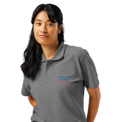 Christian Nation - Premium Pique Polo Shirt