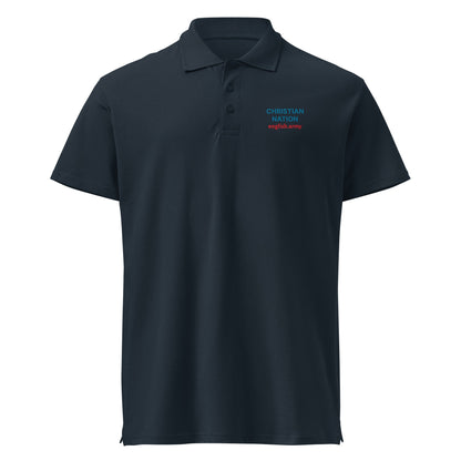 Christian Nation - Premium Pique Polo Shirt