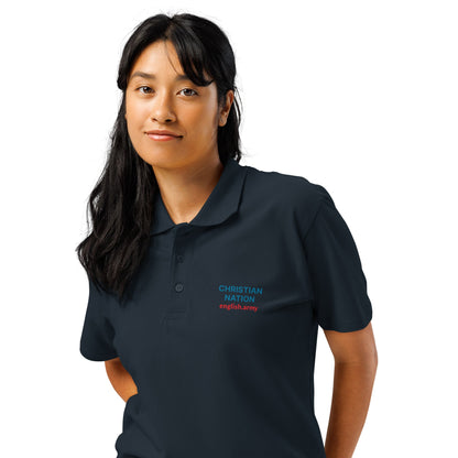 Christian Nation - Premium Pique Polo Shirt