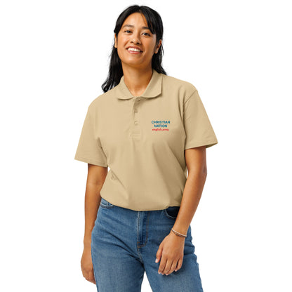Christian Nation - Premium Pique Polo Shirt