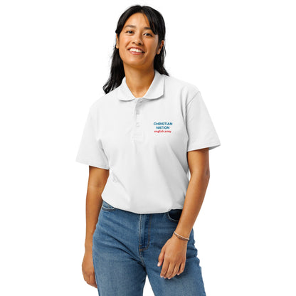 Christian Nation - Premium Pique Polo Shirt