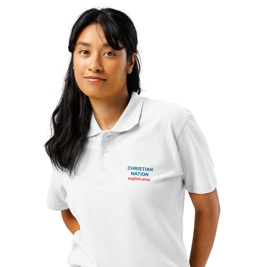 Christian Nation - Premium Pique Polo Shirt