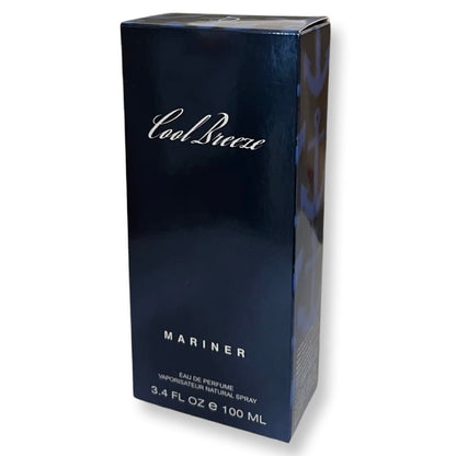 United Scents Cool Breeze MARINER Eau de Parfum for Men – 3.4 Fl Oz | Seawater, Spicy Rosemary & Fresh Mint