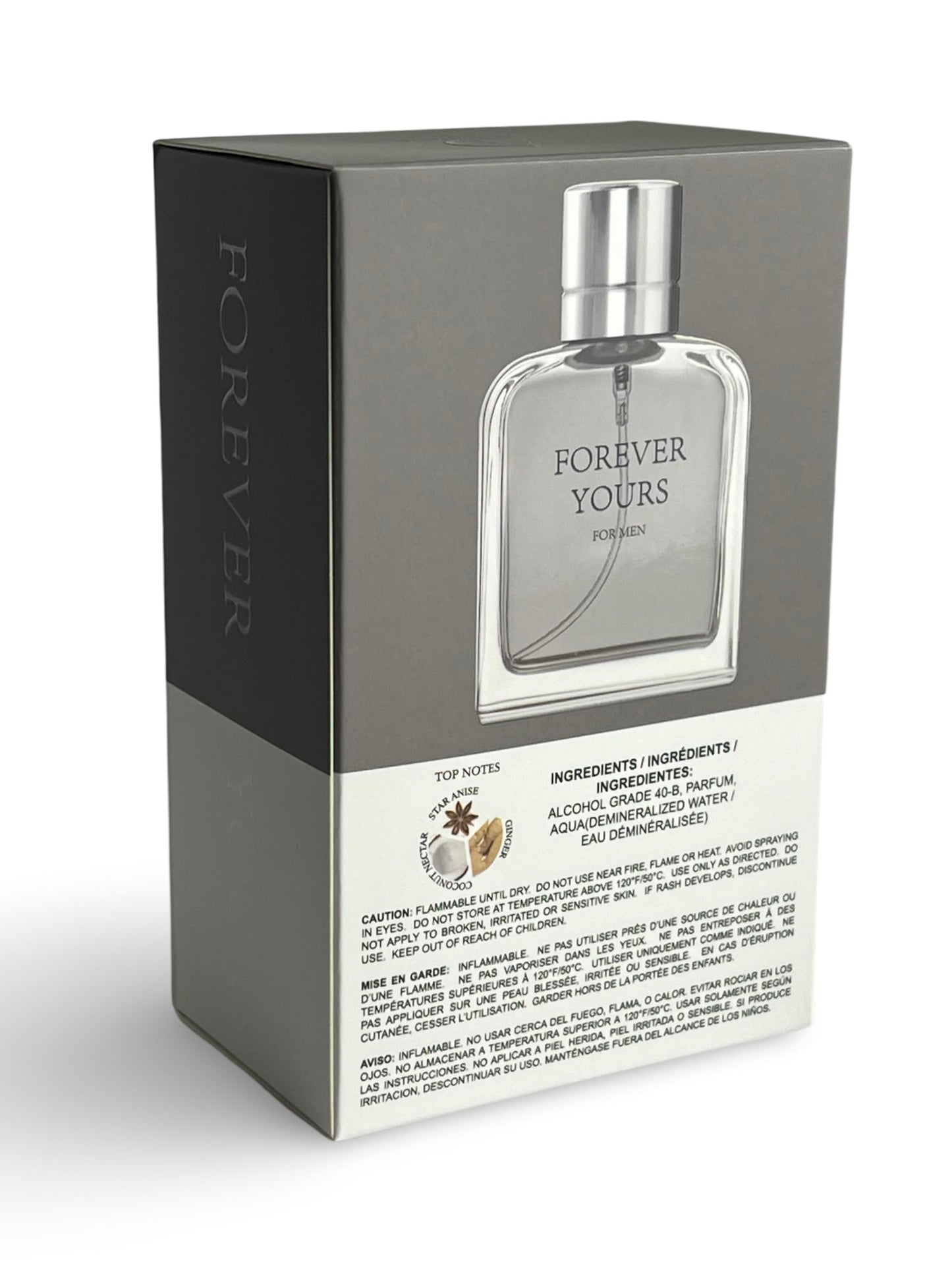 Forever Yours for Men by United Scents – 3.4 oz Eau de Parfum | Ginger, Patchouli, Cedar Wood