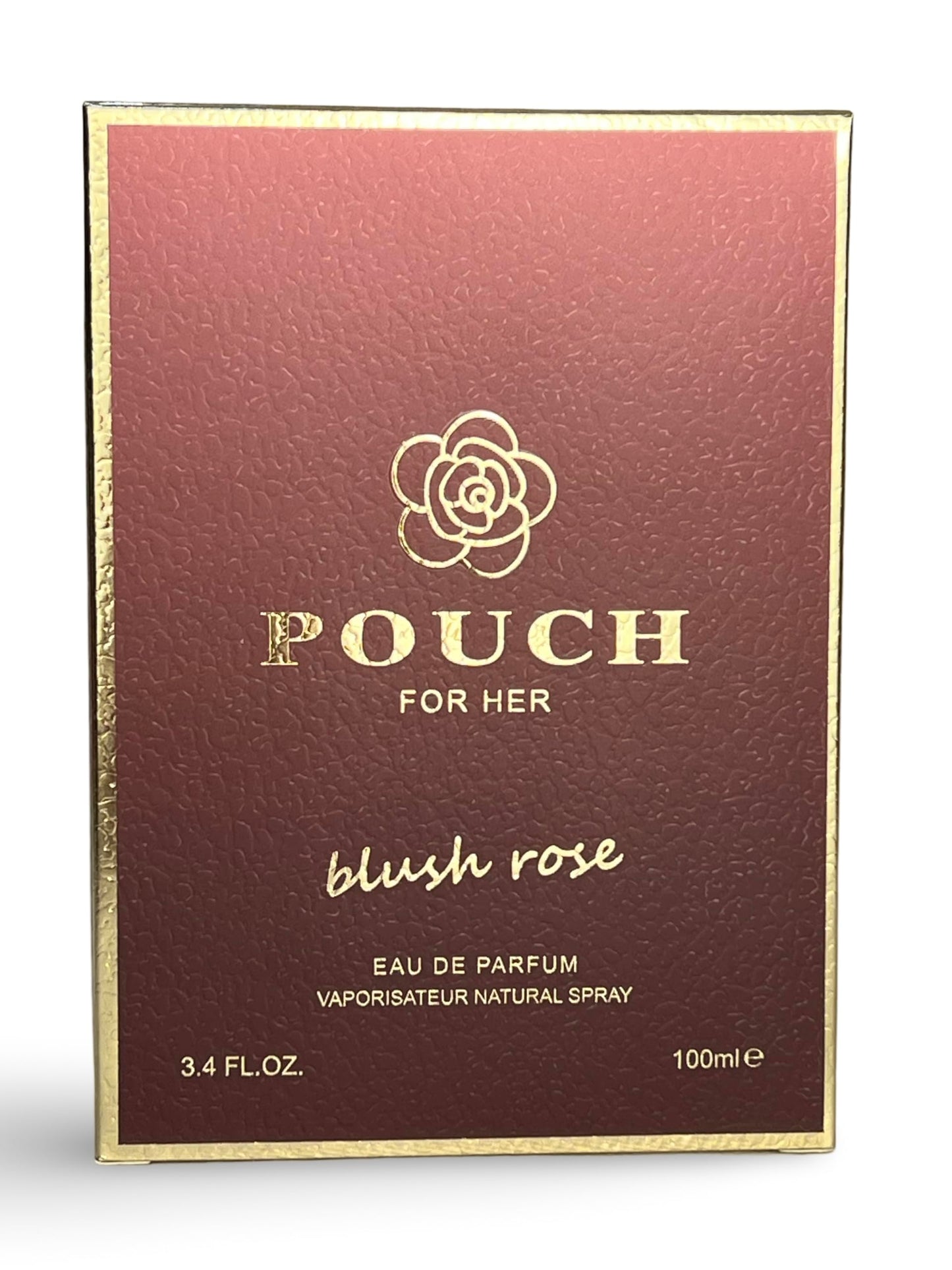 United Scents Pouch Blush Rose For Her Eau de Parfum – 3.4 Fl Oz | Bergamot, Red Currant & Rose