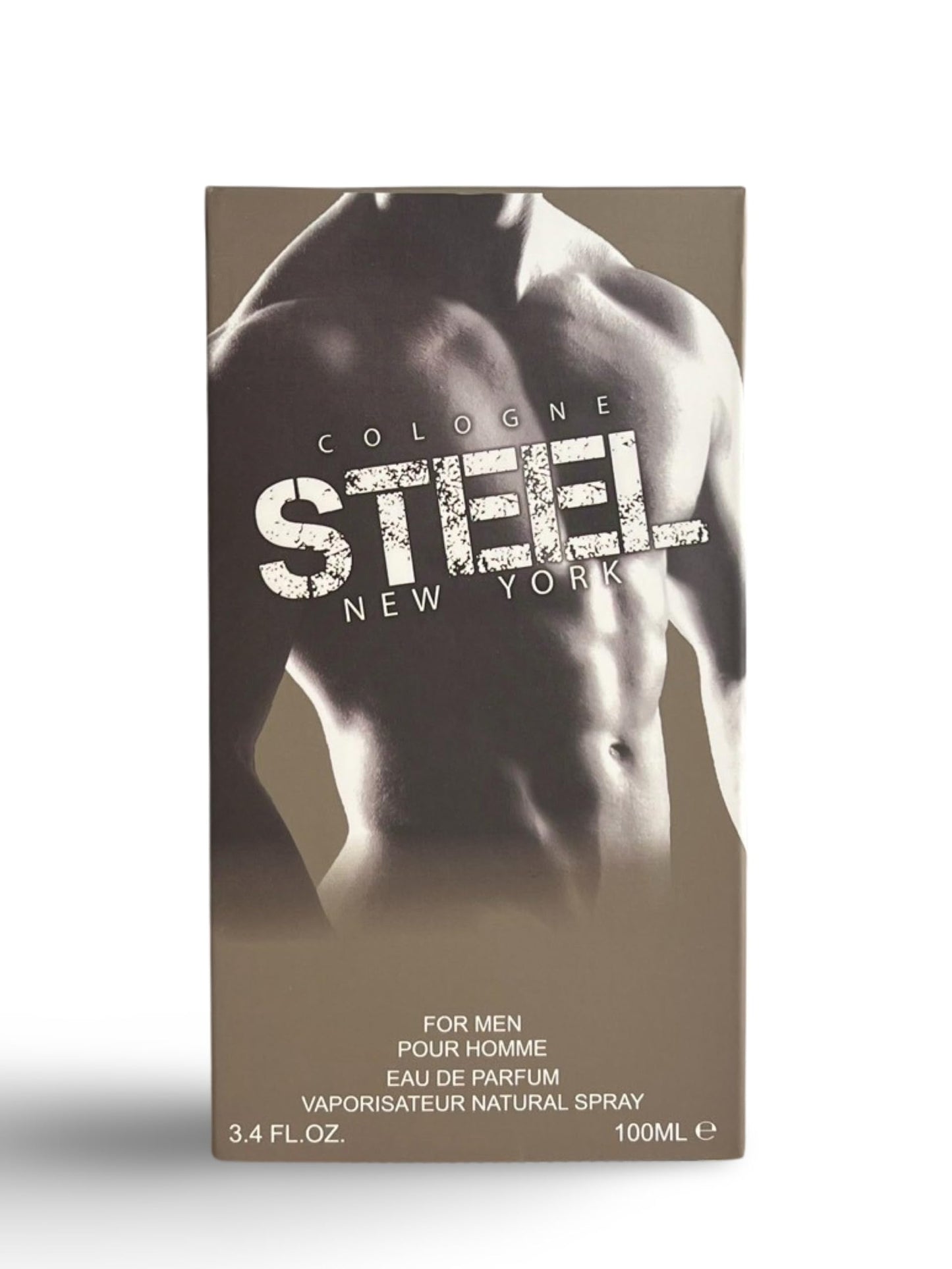 United Scents Steel New York Eau de Parfum for Men – 3.4 Fl Oz
